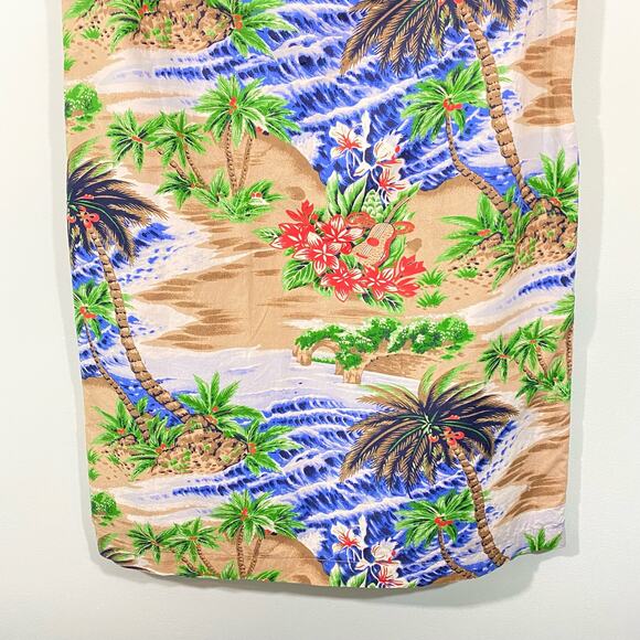 Talbots Women's Tropical Hawaiian Print Sleeveless Sheath Dress Size 10 - Picture 7 of 8